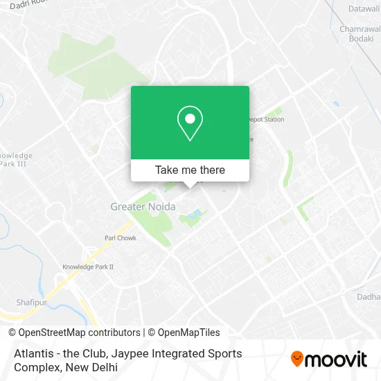 Atlantis - the Club, Jaypee Integrated Sports Complex map