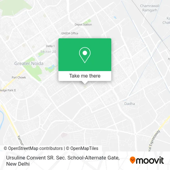 Ursuline Convent SR. Sec. School-Alternate Gate map