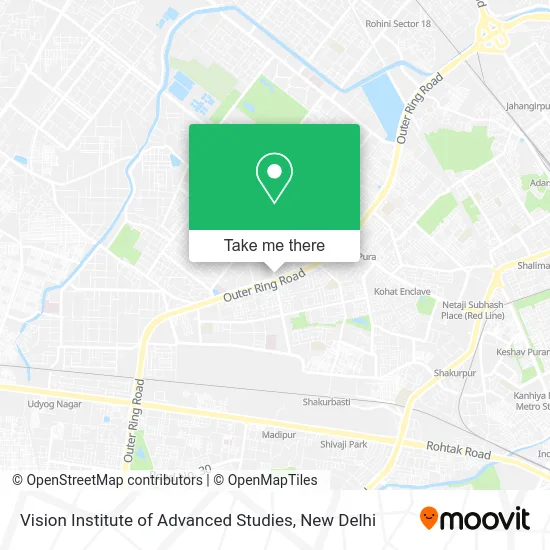 Vision Institute of Advanced Studies map