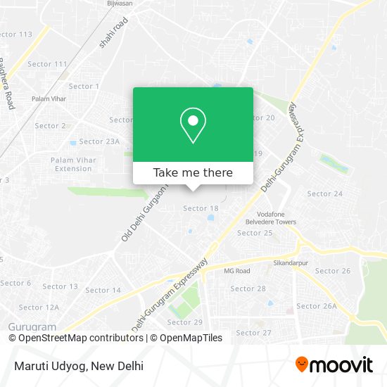 Maruti Udyog map