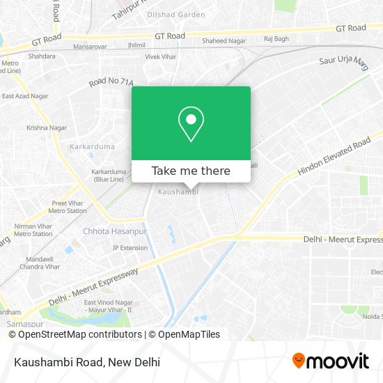 Kaushambi Road map