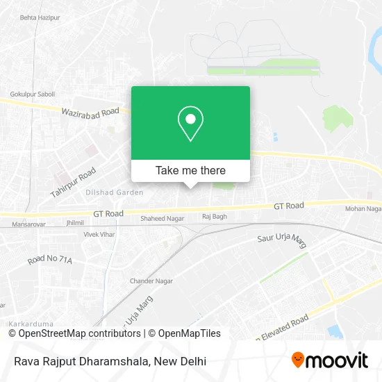Rava Rajput Dharamshala map