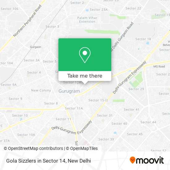 Gola Sizzlers in Sector 14 map