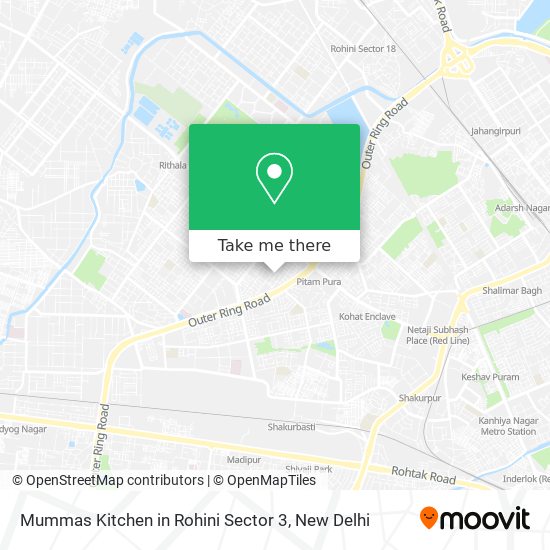 Mummas Kitchen in Rohini Sector 3 map