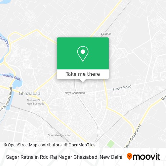 Sagar Ratna in Rdc-Raj Nagar Ghaziabad map