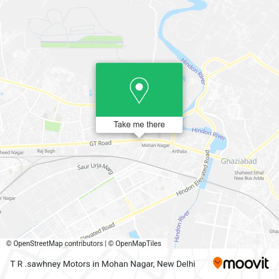 T R .sawhney Motors in Mohan Nagar map