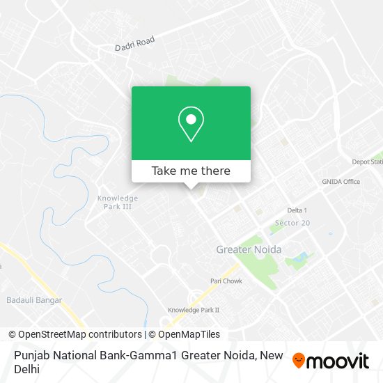 Punjab National Bank-Gamma1 Greater Noida map