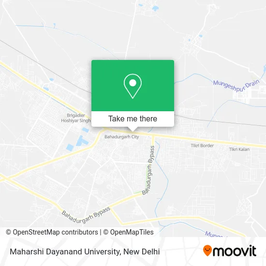 Maharshi Dayanand University map