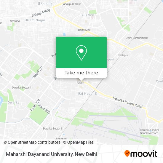 Maharshi Dayanand University map