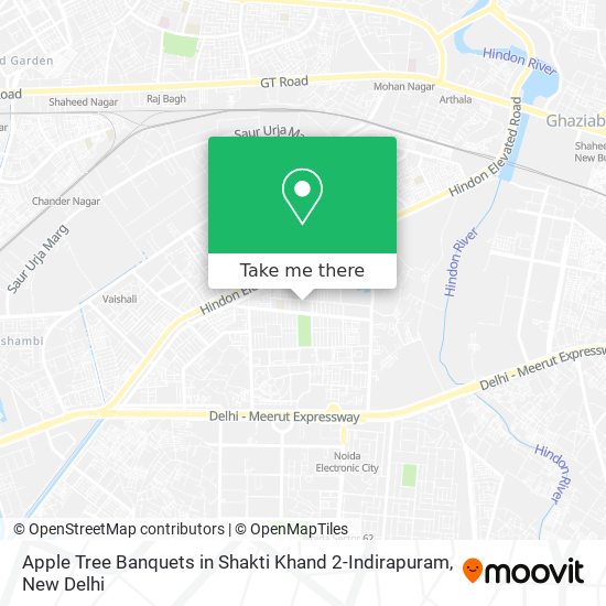 Apple Tree Banquets in Shakti Khand 2-Indirapuram map