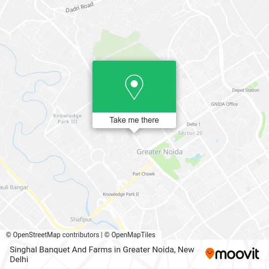 Singhal Banquet And Farms in Greater Noida map