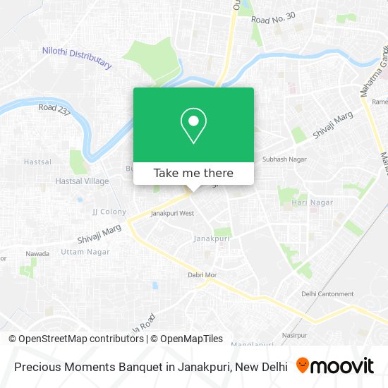 Precious Moments Banquet in Janakpuri map