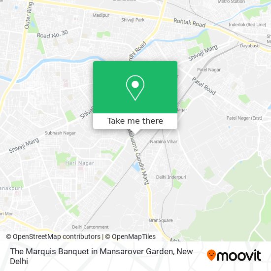 The Marquis Banquet in Mansarover Garden map