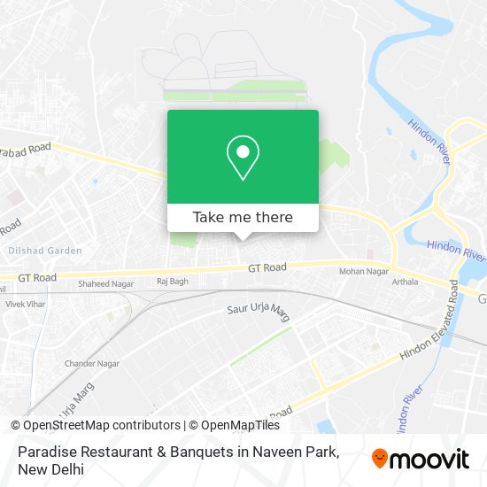 Paradise Restaurant & Banquets in Naveen Park map