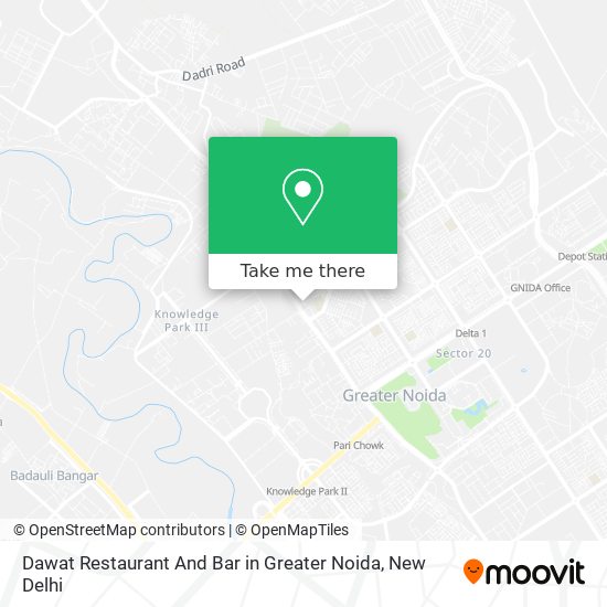 Dawat Restaurant And Bar in Greater Noida map