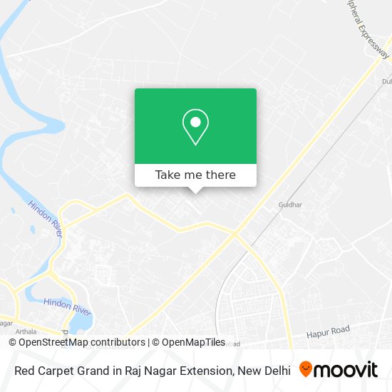 Red Carpet Grand in Raj Nagar Extension map