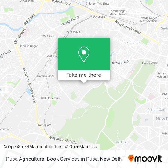 Pusa Agricultural Book Services in Pusa map