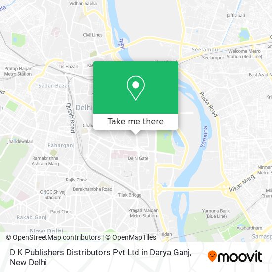 D K Publishers Distributors Pvt Ltd in Darya Ganj map