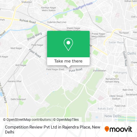 Competition Review Pvt Ltd in Rajendra Place map