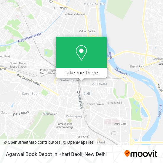 Agarwal Book Depot in Khari Baoli map