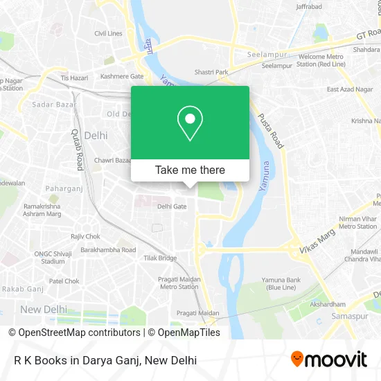 R K Books in Darya Ganj map