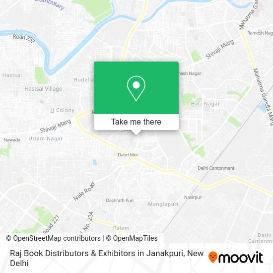 Raj Book Distributors & Exhibitors in Janakpuri map