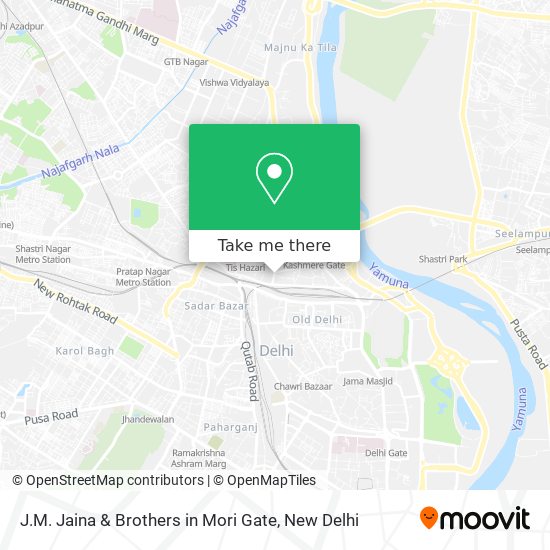 J.M. Jaina & Brothers in Mori Gate map