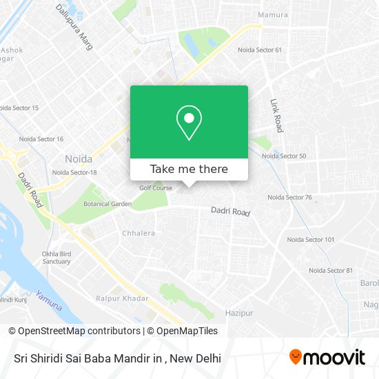 Sri Shiridi Sai Baba Mandir in map