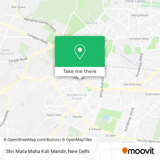Shri Mata Maha Kali Mandir map