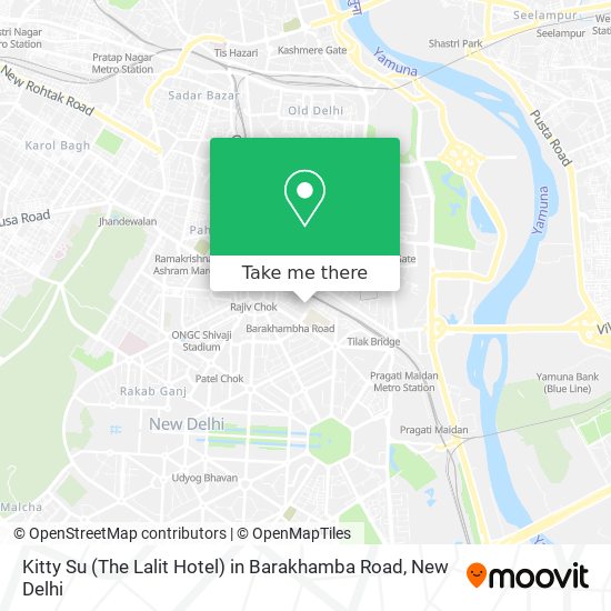 Kitty Su (The Lalit Hotel) in Barakhamba Road map