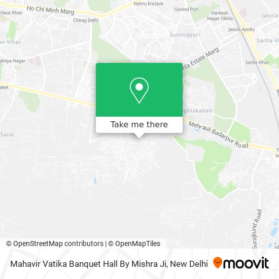 Mahavir Vatika Banquet Hall By Mishra Ji map