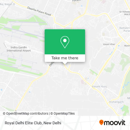 Royal Delhi Elite Club map