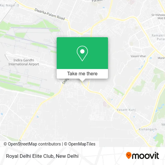 Royal Delhi Elite Club map