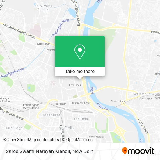 Shree Swami Narayan Mandir map