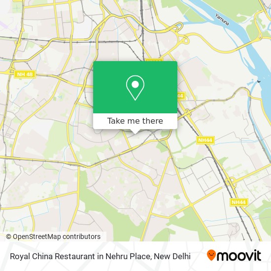 Royal China Restaurant in Nehru Place map