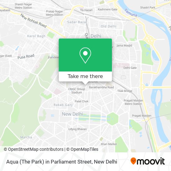 Aqua (The Park) in Parliament Street map
