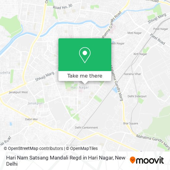 Hari Nam Satsang Mandali Regd in Hari Nagar map