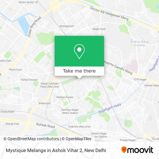 Mystique Melange in Ashok Vihar 2 map