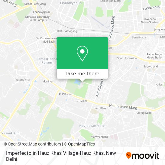 Imperfecto in Hauz Khas Village-Hauz Khas map