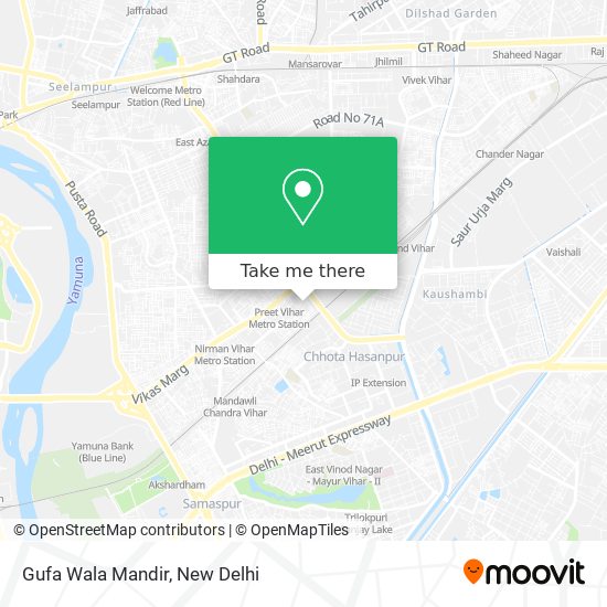 Gufa Wala Mandir map