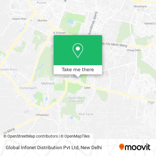 Global Infonet Distribution Pvt Ltd map