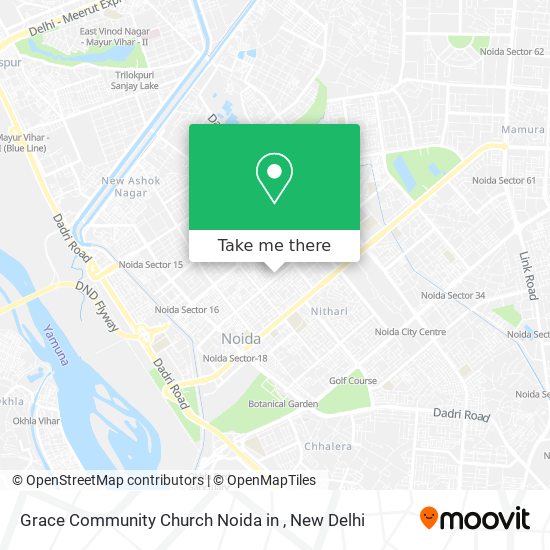 Grace Community Church Noida in map