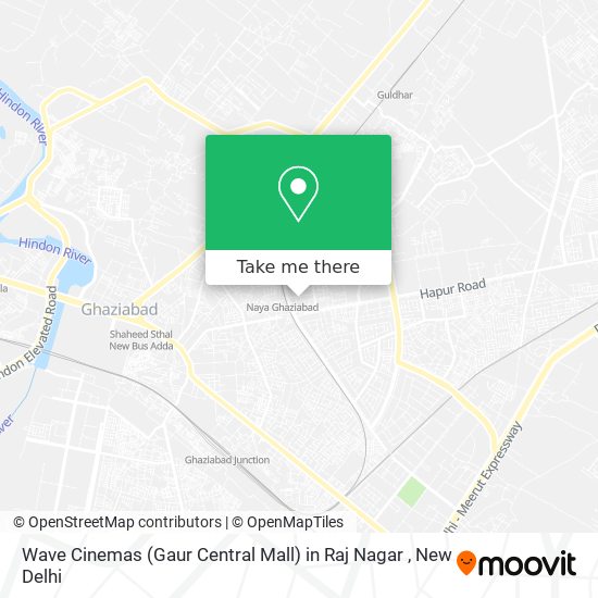 Wave Cinemas (Gaur Central Mall) in Raj Nagar map