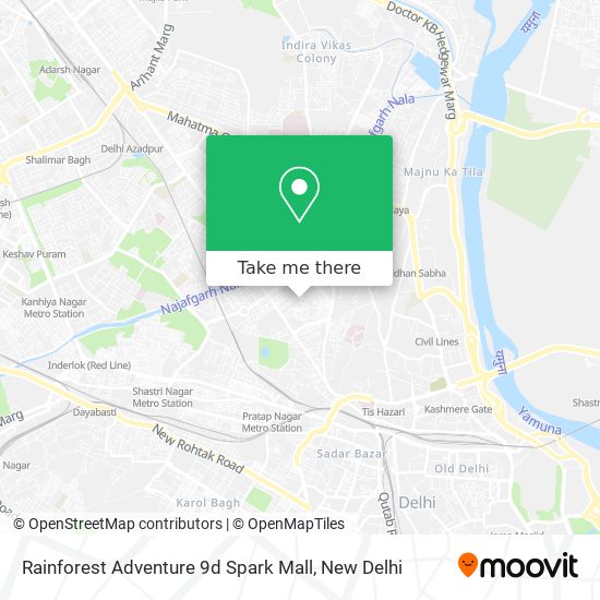 Rainforest Adventure 9d Spark Mall map