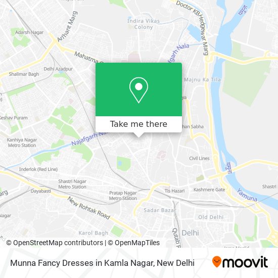 Munna Fancy Dresses in Kamla Nagar map