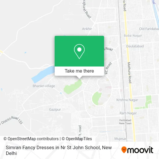 Simran Fancy Dresses in Nr St John School map