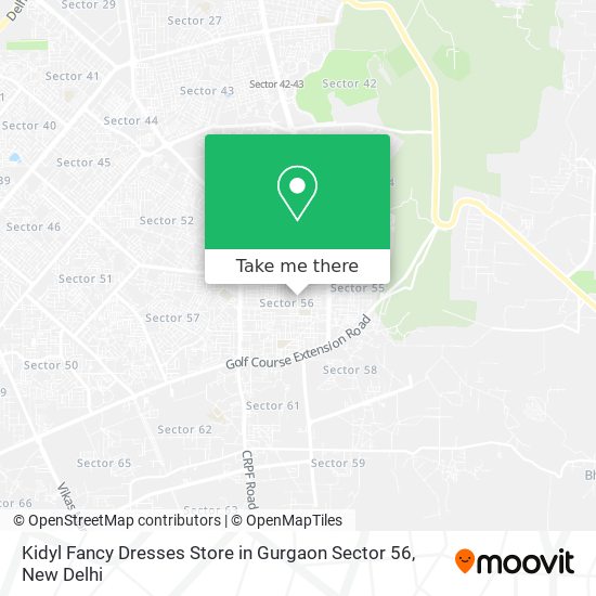 Kidyl Fancy Dresses Store in Gurgaon Sector 56 map