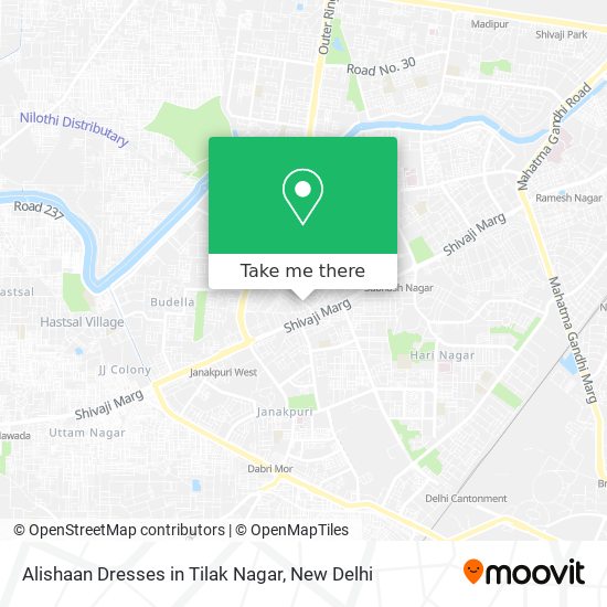 Alishaan Dresses in Tilak Nagar map