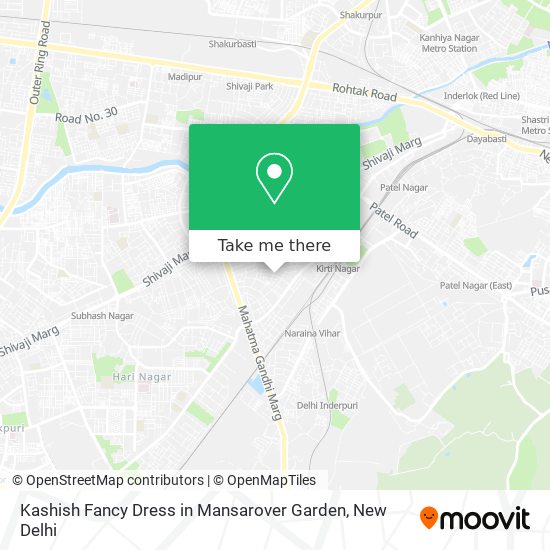 Kashish Fancy Dress in Mansarover Garden map