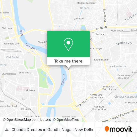 Jai Chanda Dresses in Gandhi Nagar map
